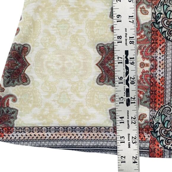 Live and Let Live Shirt Womens Rhinestone Boho Top Size Small Crochet Artsy Y2K - Picture 10 of 13